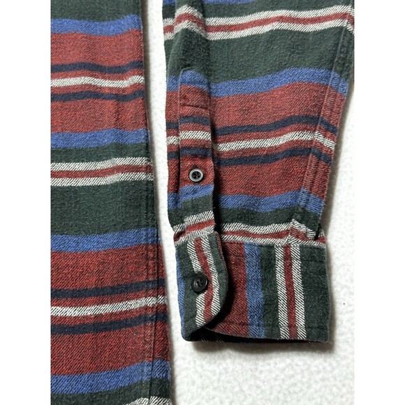 J Crew Shirt Mens Large Oarsman Rugby Polo Striped Heavy Long Sleeve*PEELING - Picture 5 of 10